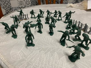 Set di 26 Soldatini Giocattolo Anni 60/70