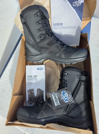 Botas Haix Athletic 2.0T Side Zipper fecho altas