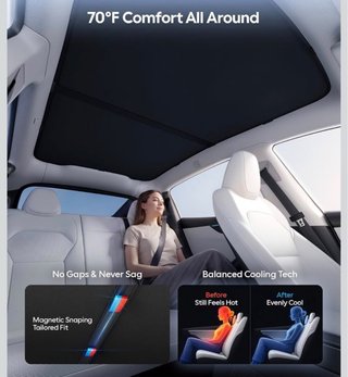 Oscurecedor Techo Tesla Model Y