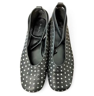 Massimo Dutti Bailarinas Piel Tachuelas