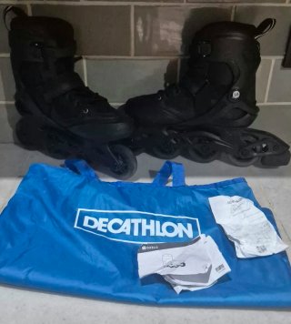 Patines en línea Oxelo negros talla 38