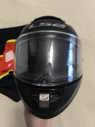 Casco Moto LS2 Negro.