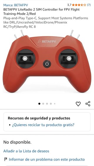 Mando BETAFPV LiteRadio 2 SIM