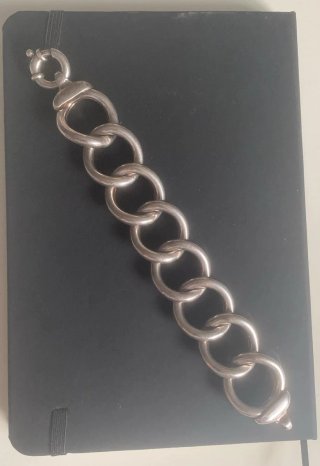 Pulsera Rolo Plata
