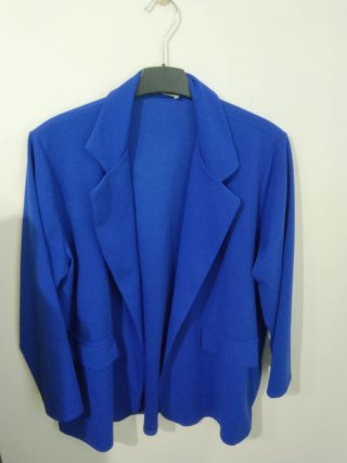 Blazer americana Azul Klein eléctrico