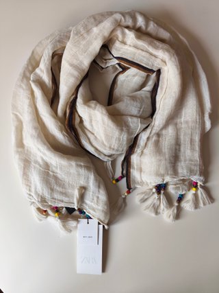 Zara pañuelos lino nuevos