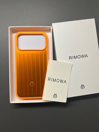 Cover iPhone 17 Pro Max Rimowa Arancione