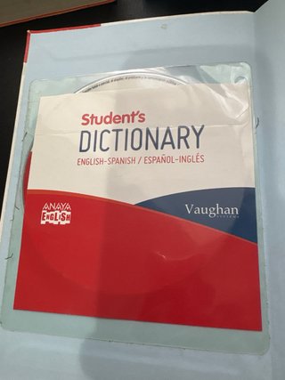 Student's dictionary English-Spanish, español-i...