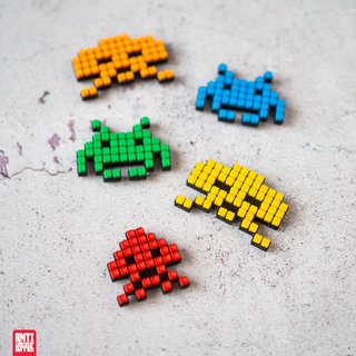 Imanes de Space Invaders