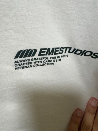 Camiseta Eme Studios Beige Talla XL