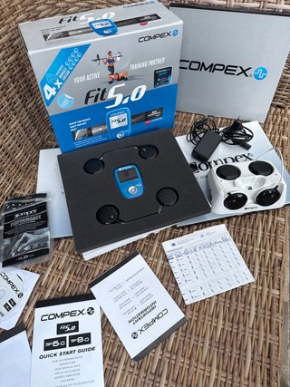 COMPEX FIT 5.0 ORIGINAL COMPLETO 4 MODULOS + 8P