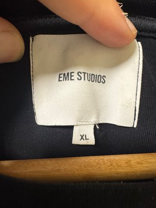Camiseta Eme Studios Negra Talla XL