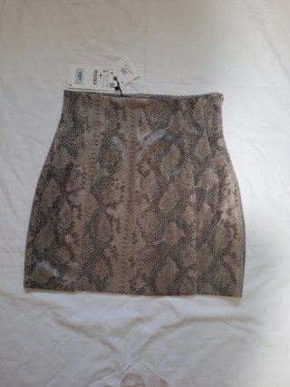 Minifalda Zara Estampado Animal T S