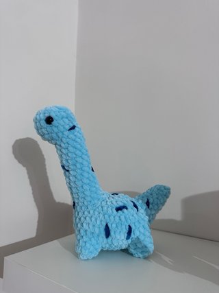 Dinosaurio Amigurumi Azul