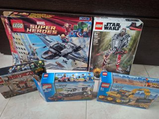 Lote de 5 Cajas Vacías LEGO