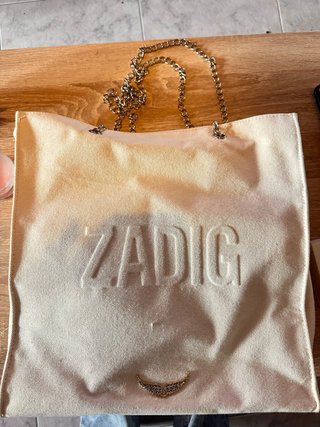 Bolso Zadig & Voltaire Beige Dorado