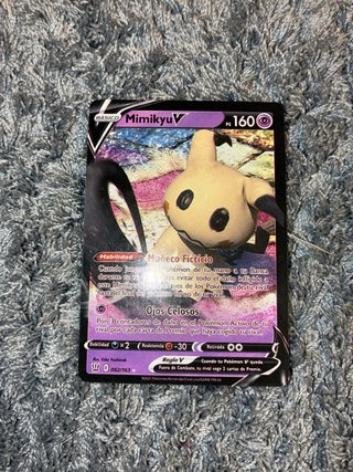Carta Pokémon Mimikyu V 062/163