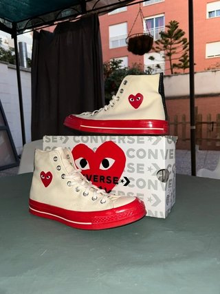 Converse Comme des Garçons Play altas talla 42,5