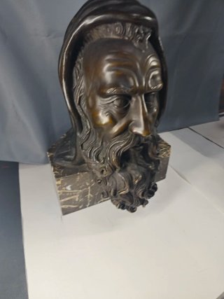 Cabeza en Bronce Siglo XIX
