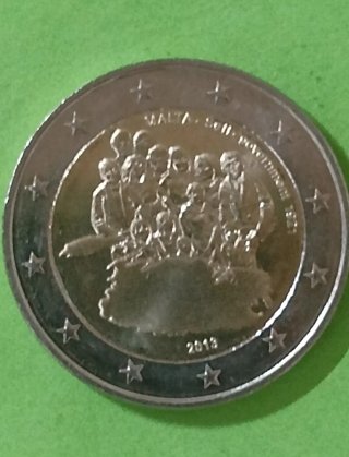 Moneda 2 Euros Conmemorativa Malta 2013