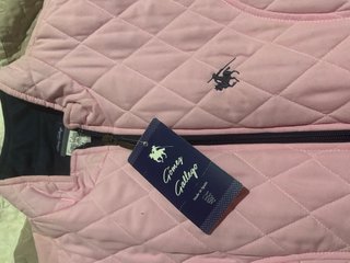 Chaqueta acolchada rosa talla XXL