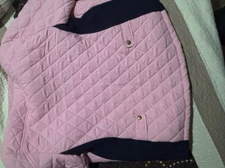 Chaqueta acolchada rosa talla XXL