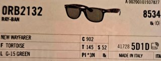 Ray-Ban New Wayfarer