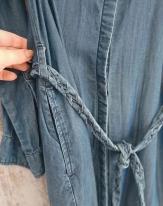 Vestido Camisero Vaquero Talla L