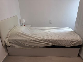 Cama completa 90x180: canapé, colchón y cabecero
