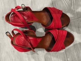 Sandalias Rojas Talla 38