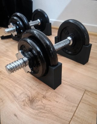 Soportes para mancuernas