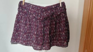 Falda Brownie Estampada Talla S