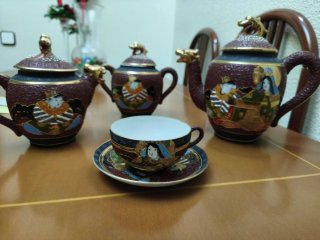 Juego de café de porcelana china
