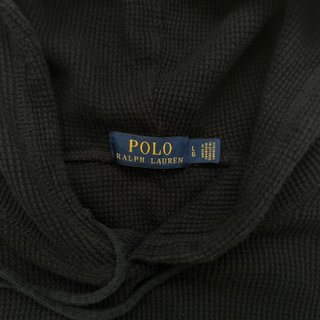 Sudadera Polo Ralph Lauren Waffle Knit Negra