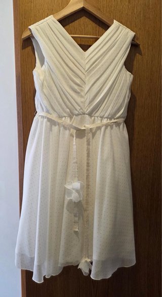 Vestido fiesta niña blanco
