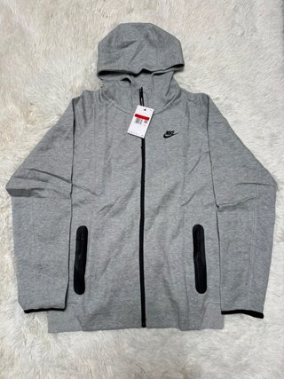 Chaqueta Nike Tech Fleece Gris Entero