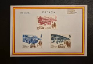 Serie Completa Sellos España Transportes 1980