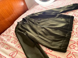 Chaqueta Bomber H&M Verde Militar Talla M