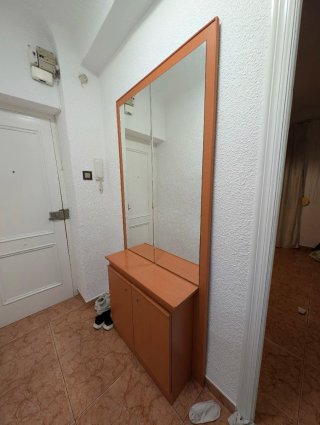 Mueble Recibidor Zapatero con Espejo