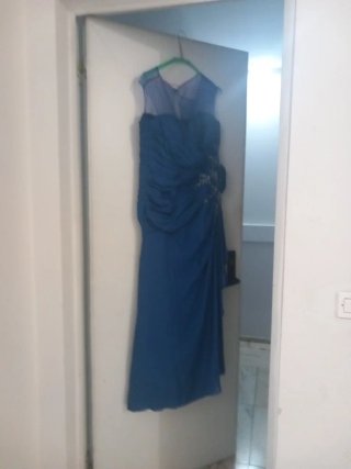 Vestido de fiesta azul