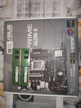 Pack Placa Base ASUS A620M-K y Memoria RAM