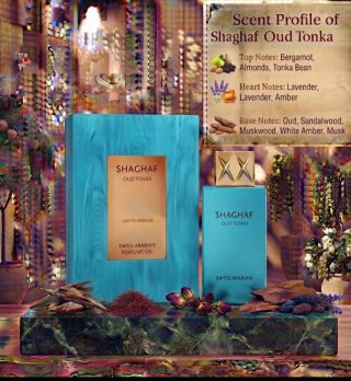 Perfume Shaghaf Oud Tonka Swiss Arabian