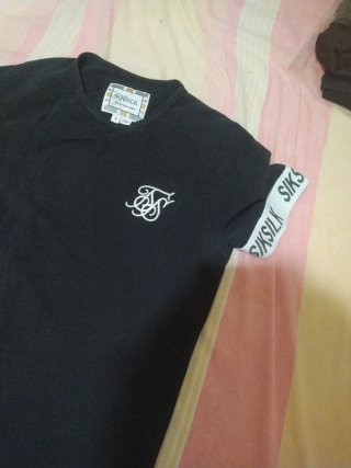 Camiseta SikSilk Negra Talla S
