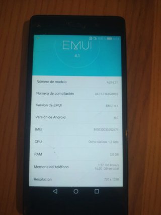 Huawei P8 Lite 2/16 GB Negro