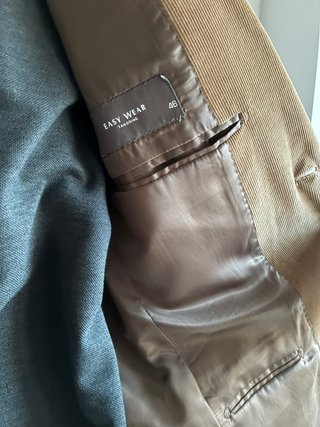 Blazer hombre pana beige/camel