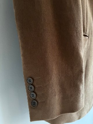Blazer hombre pana beige/camel