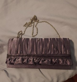 Bolso de ceremonia gris