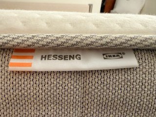 Canapé abatible blanco + Colchón IKEA Hesseng