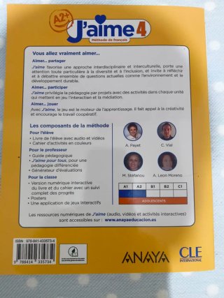 Libro texto francés 4ESO