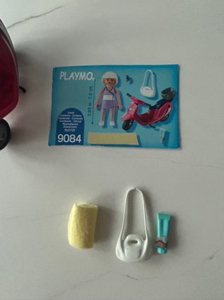 Playmobil Chica en Moto